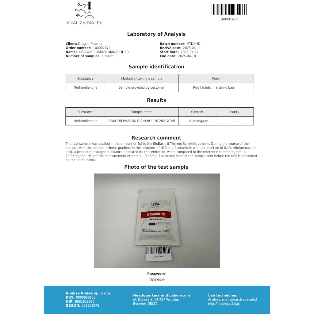 Buy Dianabol 20 Online