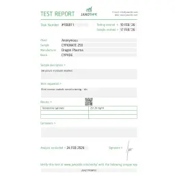 Cypionat 250 lab test result (2026-02-24)