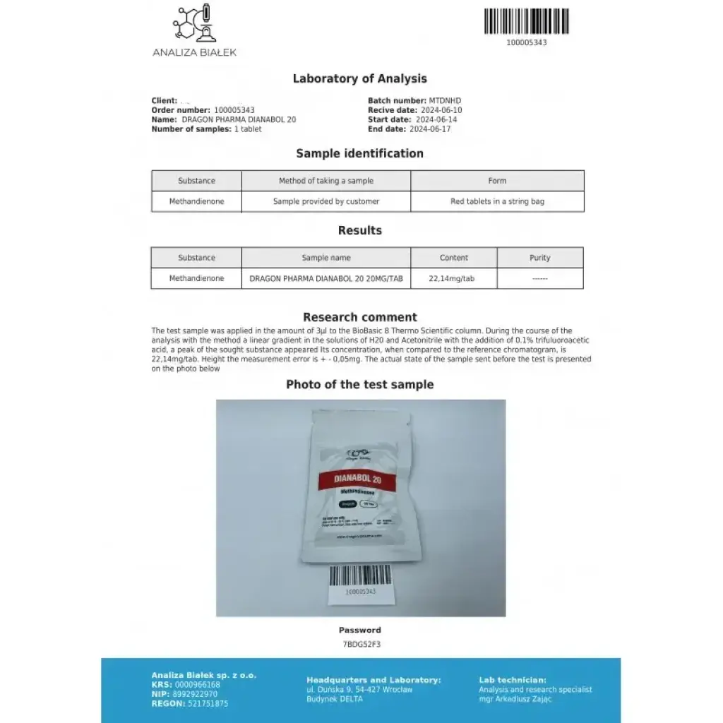 Dianabol 20 mg