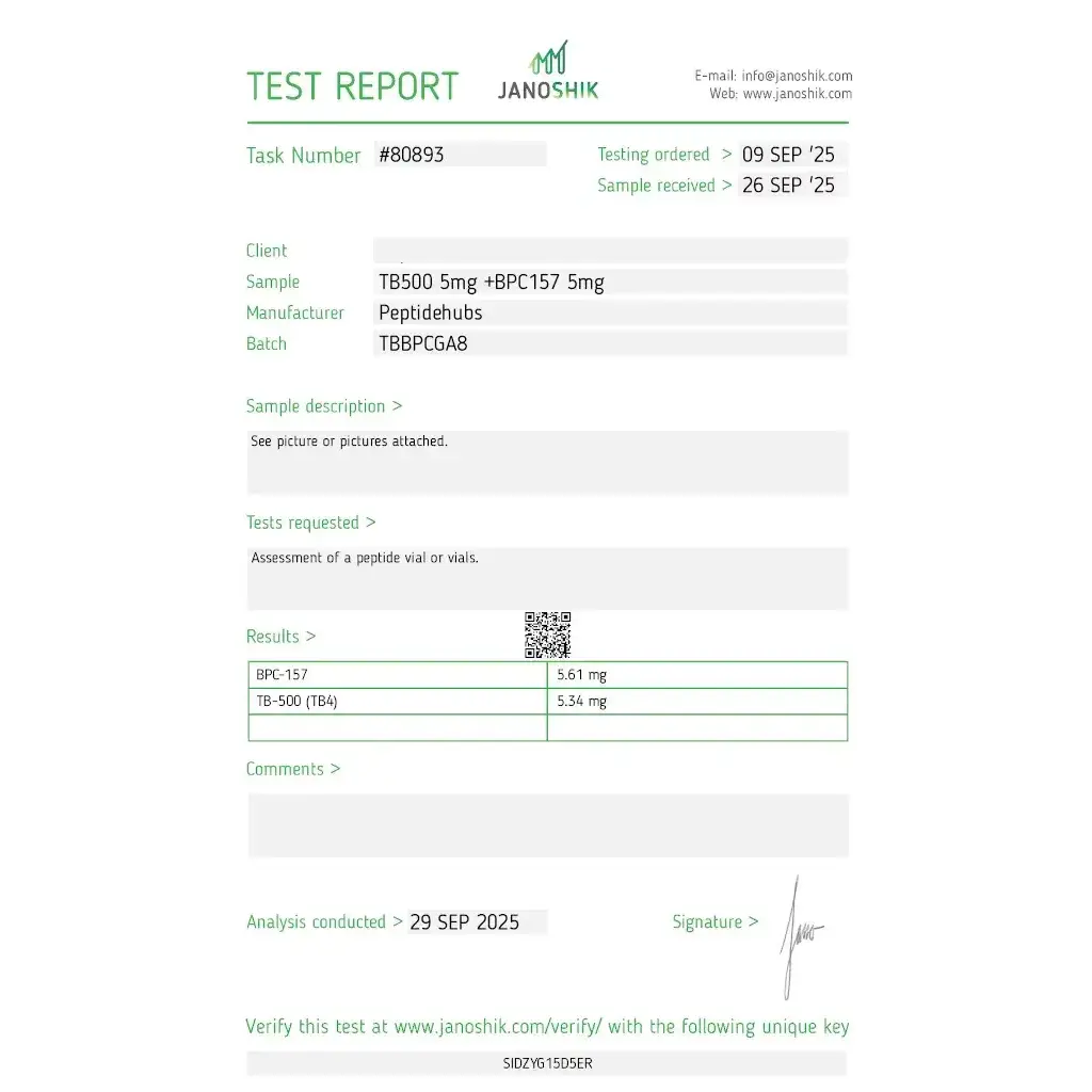 Buy TB 500/BPC 157 10 mg Online