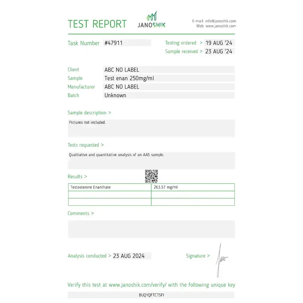 Testosterone Enanthate 250 mg