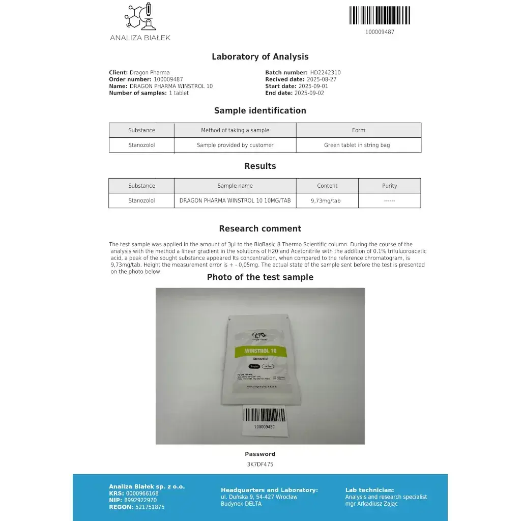 Winstrol 10 mg