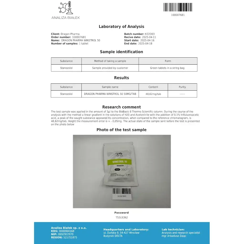 Winstrol 50 mg